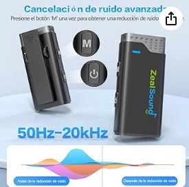 2 micrófonoS de solapa inalámbrico compacto
