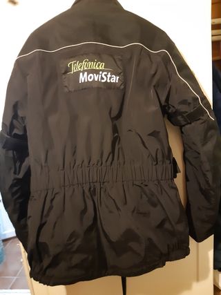 Chupa , chaqueta, parka de moto Telefonica