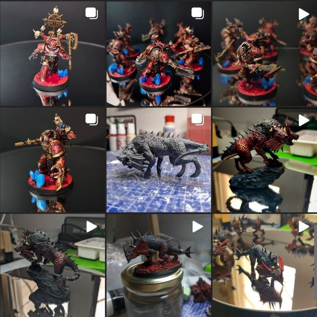 Pintado de miniaturas warhammer