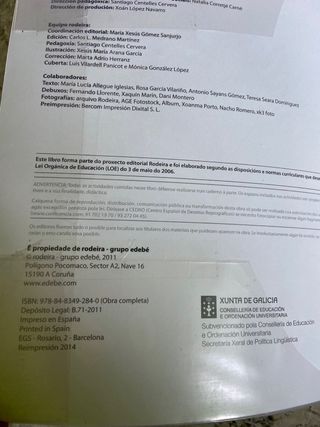 Libros de texto Lingua e Literatura 1°ESO