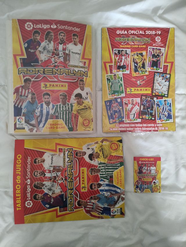 ALBUM NUEVO VACIO ADRENALYN LIGA PANINI 2018/2019