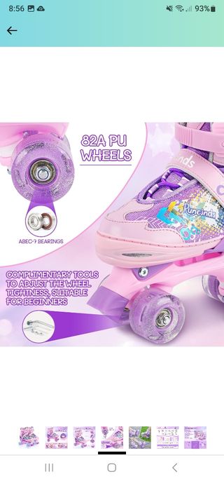 Patines niña 4 ruedas