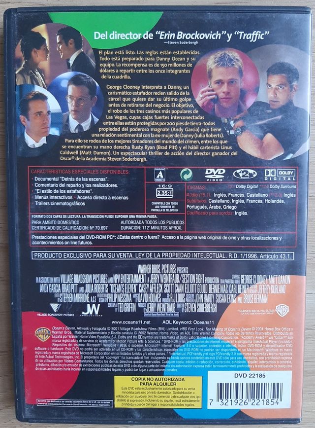 DVD OCEAN'S ELEVEN