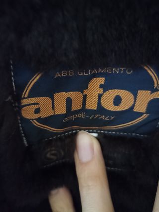 soprabito foderato in vero castoro