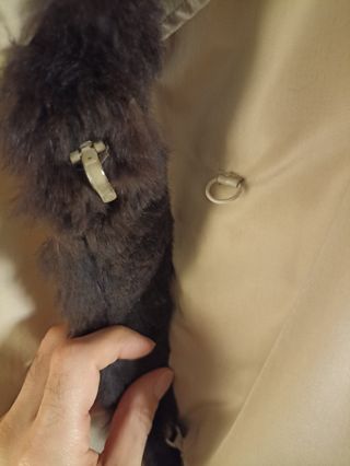 soprabito foderato in vero castoro