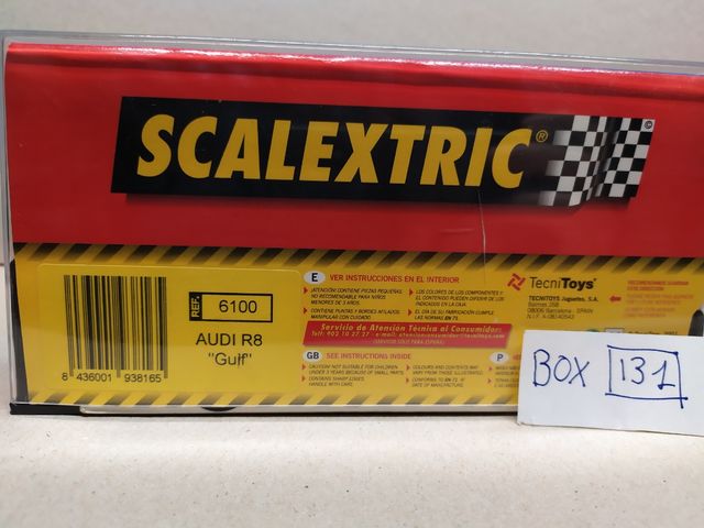 Scalextric Audi R8 GULF Serie limitada campeonato