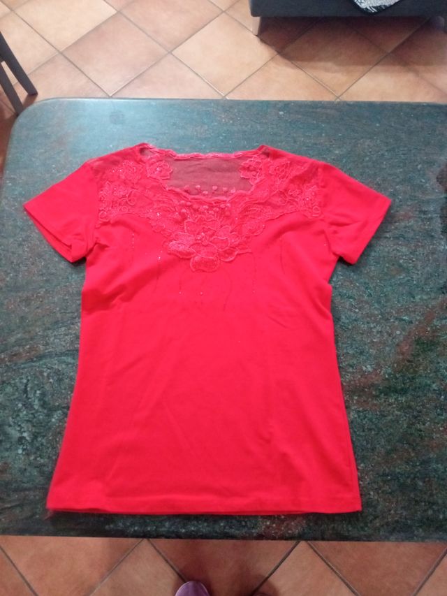 Maglietta elegante in cotone