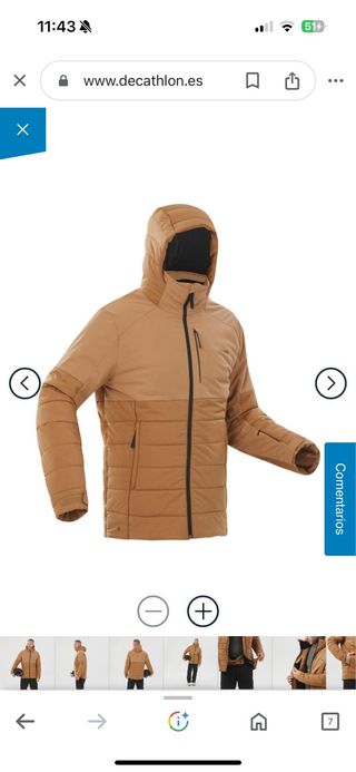 Chaqueta nieve Wedze