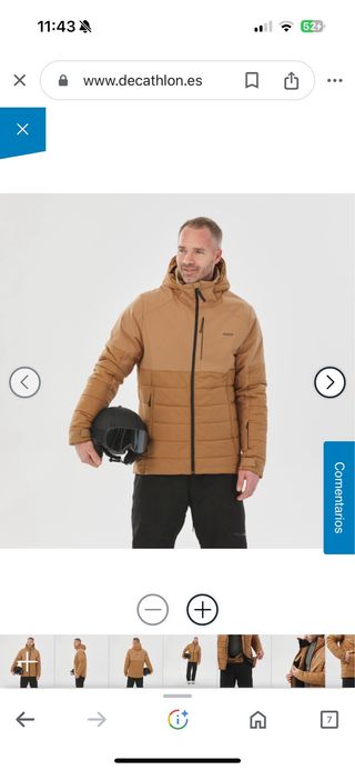 Chaqueta nieve Wedze