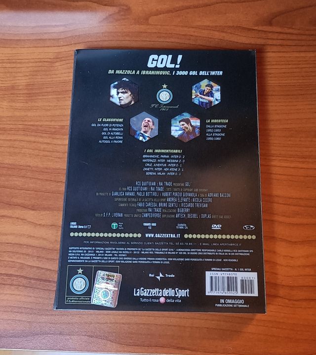 DVD "I 3000 Gol dell'Inter" da Mazzola ad Ibra