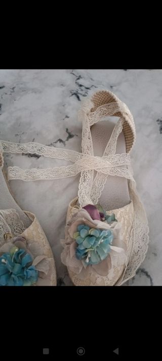 Zapatos esparteñas alpargatas comunión