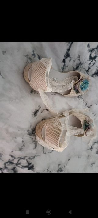 Zapatos esparteñas alpargatas comunión