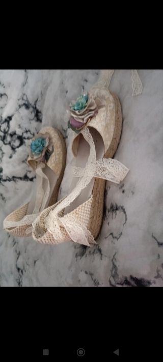 Zapatos esparteñas alpargatas comunión