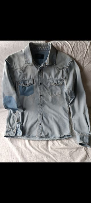 Camicia jeans pull bear M