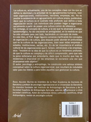 La cultura de las organizaciones, Ángel Aguirre