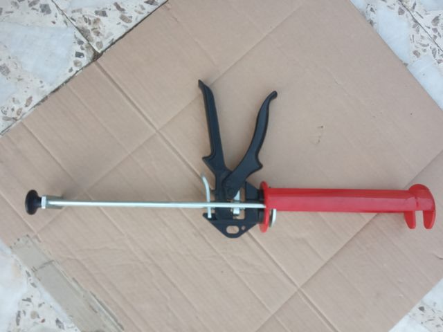 Pistola dos componentes.