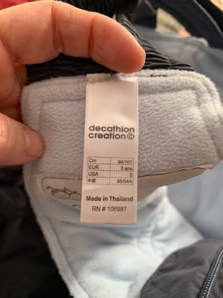 pantalon ski 3 años decathlon