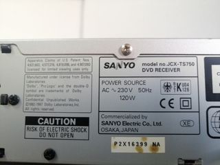 Home cinema 5.1 sanyo