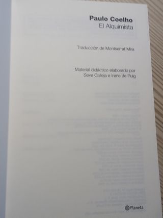 El alquimista Paulo Coelho