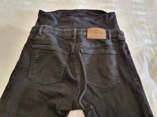 Vaquero negro premama talla 36
