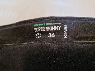 Vaquero negro premama talla 36