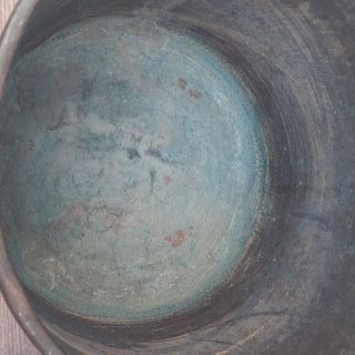 OLLA DE COBRE ASA DE HIERRO