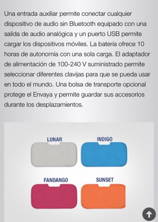 Altavoz  Denon Bluetooth