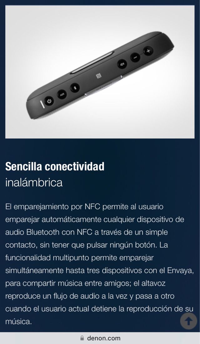 Altavoz  Denon Bluetooth