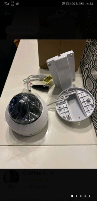Camara ip exterior wifi giratoria 5 Mpx