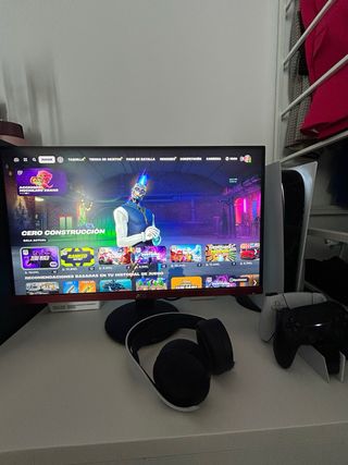 ps5  monitor  cascos  2 mandos  5 juegos