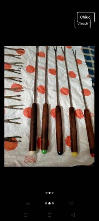 Forchette per fondue bourguignonne