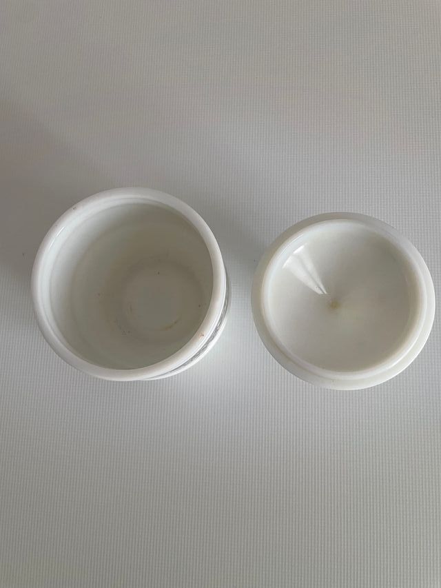 Vaso bianco porta cero vintage