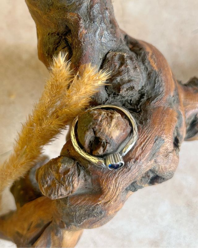 Anel Prata coração