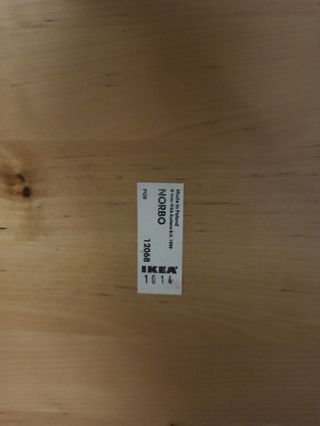 Tavolo pieghevole da parete Ikea norbo
