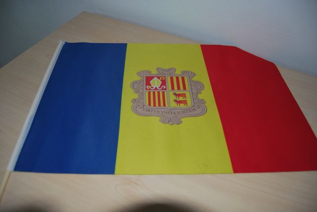 Bandera Andorra Copa Esquí Alpino Soldeu 2024