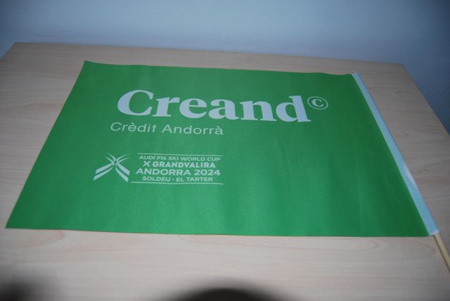 Bandera Andorra Copa Esquí Alpino Soldeu 2024