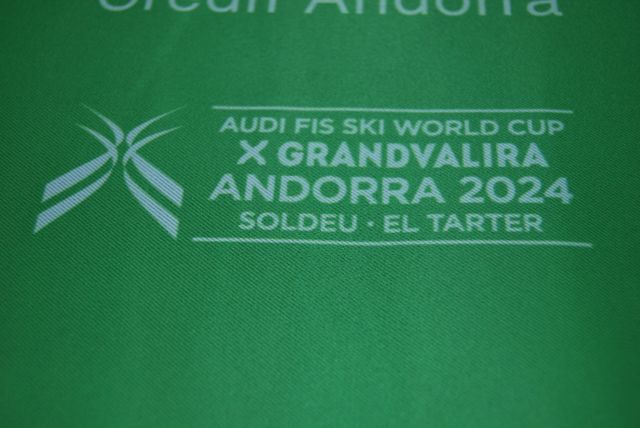 Bandera Andorra Copa Esquí Alpino Soldeu 2024