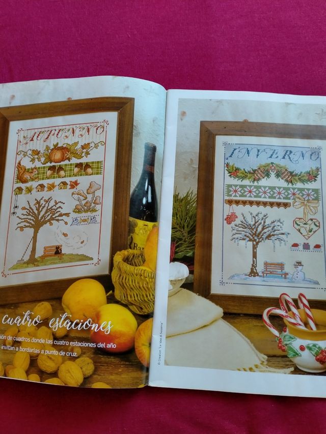 Revista labores de Ana Punto de cruz