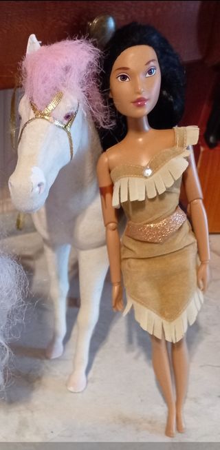 Pocahontas + Barbie cavallerizza e cavallo