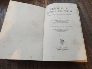 Prácticas de Química Indistrial, 1944  ⚗️🏭📓