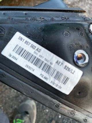 specchio retrovisore esterno dx tiguan 2010