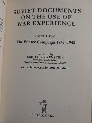 Soviets Documents on the use of WAR