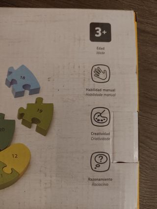 Puzzle Madera Numeros