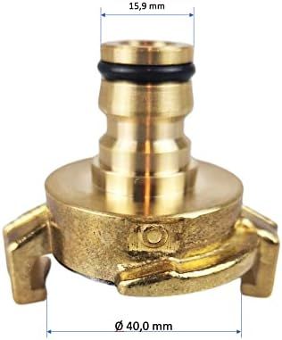 Adaptador Manguera Latón Gardena