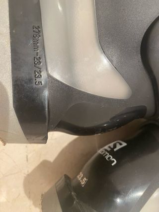 Botas de esquiar impecables