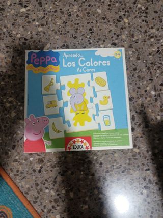 Puzzle Peppa Pig los colores 