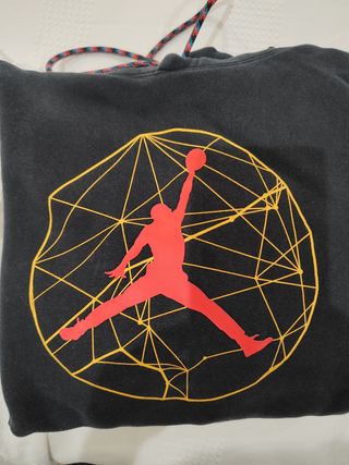 SUDADERA NIKE JORDAN HOMBRE NEGRA TALLA M
