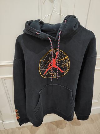 SUDADERA NIKE JORDAN HOMBRE NEGRA TALLA M