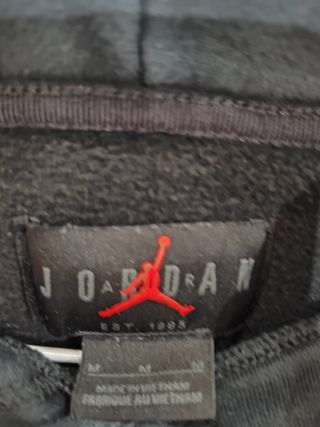 SUDADERA NIKE JORDAN HOMBRE NEGRA TALLA M
