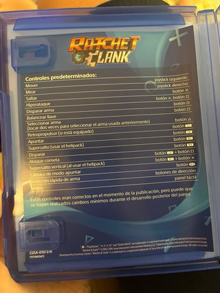 Juego PS4 Ratchet and Clanck